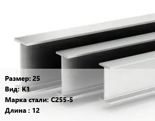 Двутавровая балка 25 К1 С255-5 L=12